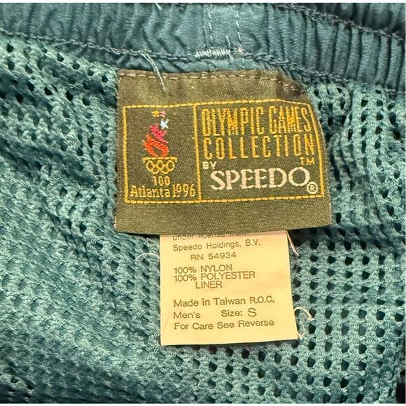 Olympic Games Collection Atlanta 1996 Men’s Speedo Swim Trunks Sz. S - Picture 8 of 9